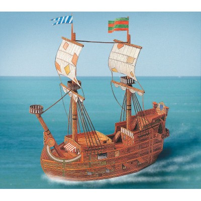 Puzzle Schreiber-Bogen-675 Kartonmodelbau: Piratenschiff - Delphin