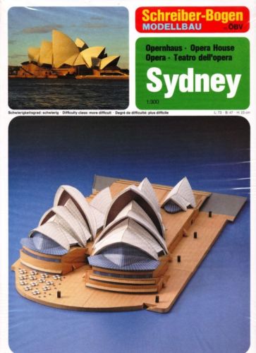 Puzzle Schreiber-Bogen-72433 Kartonmodelbau: Sydney Opera