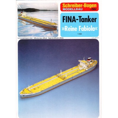 Puzzle Schreiber-Bogen-72460 Kartonmodelbau: Fina Tanker - Reine Fabiola