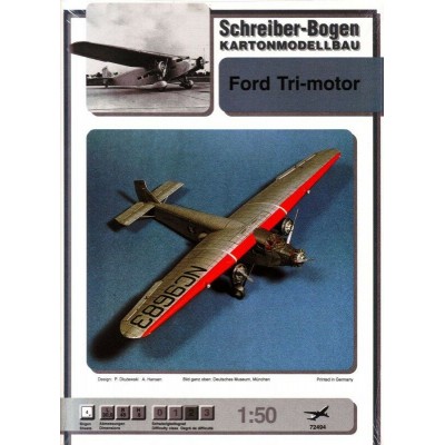 Puzzle Schreiber-Bogen-72494 Ford Tri-Motor