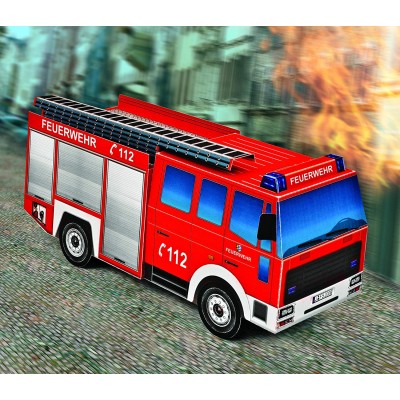 Puzzle Schreiber-Bogen-725 Kartonmodelbau: Feuerwehrwagen