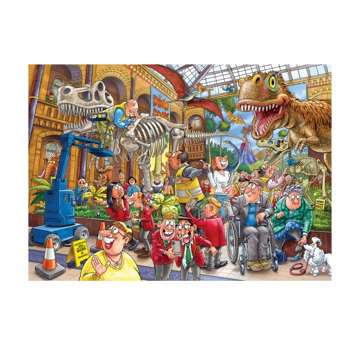 Puzzle  Jumbo-00014 WASGIJ Mystery 24 Blight at the museum!
