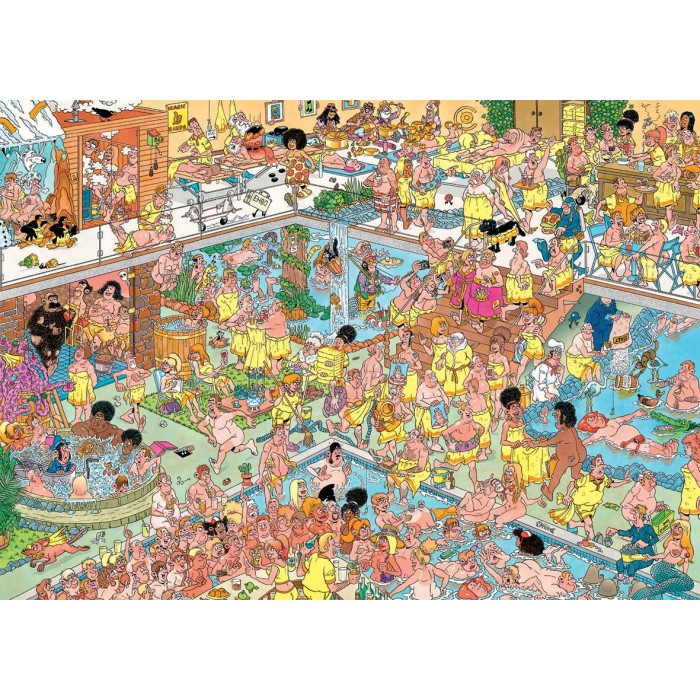 Puzzle  Jumbo-00527 Jan Van Haasteren - Heiß und Heillos