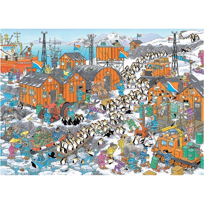 Puzzle  Jumbo-00607 Jan van Haasteren - Expedition zum Südpol