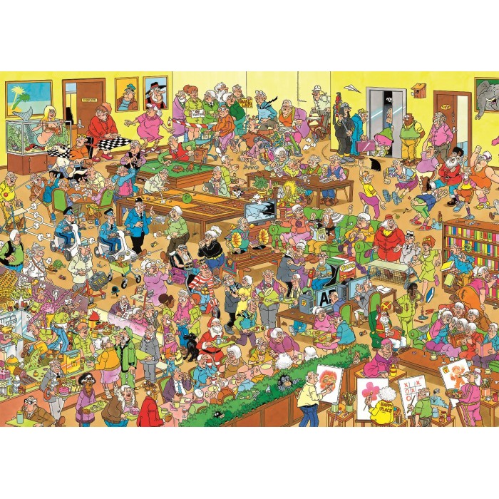Puzzle  Jumbo-00626 Jan van Haasteren - Das Seniorenheim