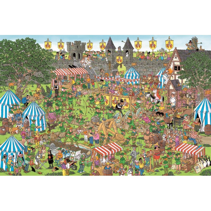Puzzle Jumbo-00637 Jan van Haasteren - Robin Hood Festival