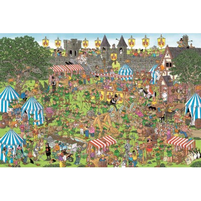 Puzzle Jumbo-00637 Jan van Haasteren - Robin Hood Festival