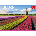 Puzzle  Jumbo-18833 Field of Tulips
