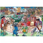 Puzzle  Jumbo-19180 Wasgij Destiny 21- Holdup