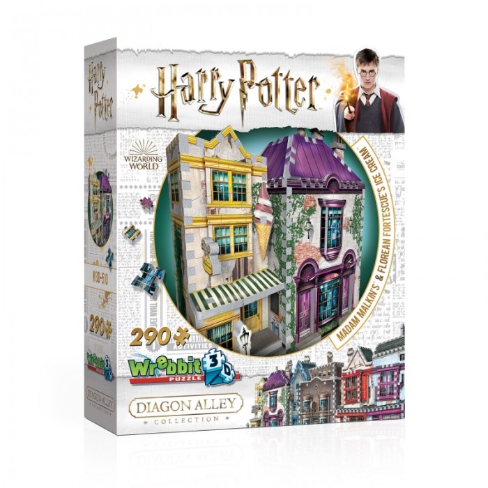 3D Puzzle - Harry Potter (TM) - Madam Malkin's & Florean Fortescue's Ice Cream