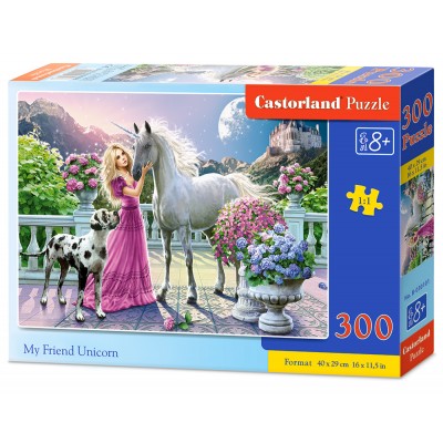 Puzzle Castorland-030088 Mein Freund, das Einhorn