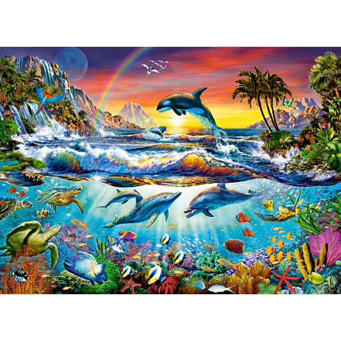Puzzle Castorland-030101 Paradiesische Bucht