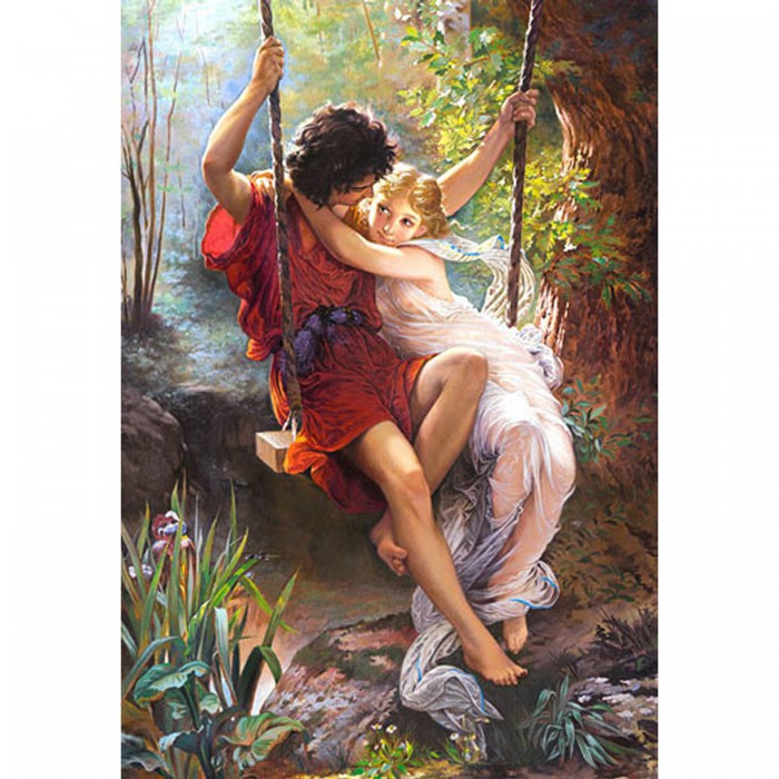 Puzzle  Castorland-101641 Pierre-Auguste Cot: Frühling