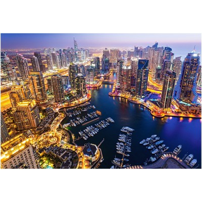 Puzzle Castorland-103256 Dubai bei Nacht