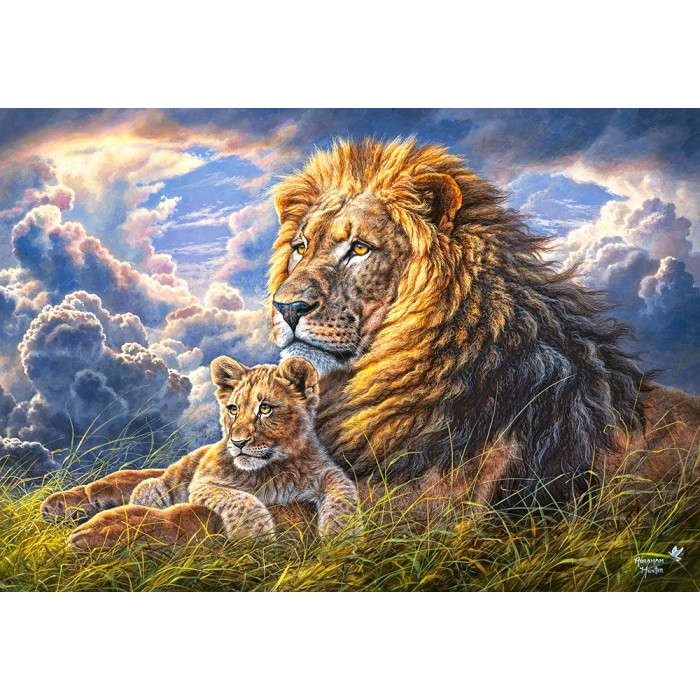 Puzzle  Castorland-104277 Like Father, Like Son