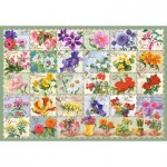 Puzzle  Castorland-104338 Vintage Floral