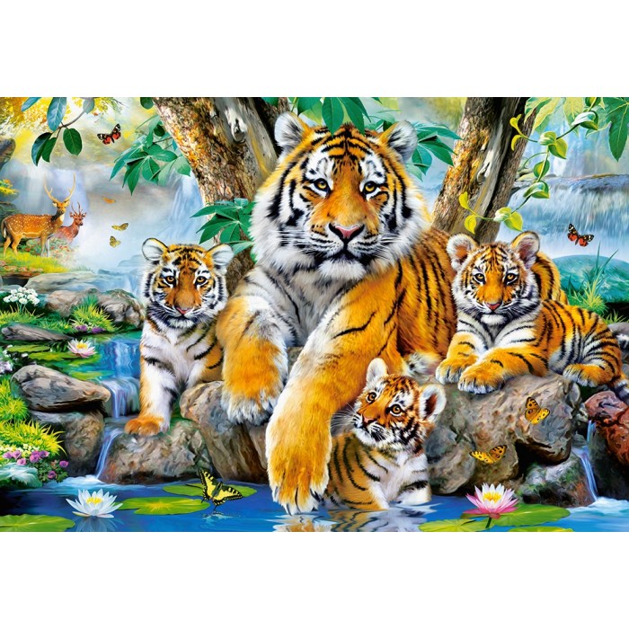 Tigers by the Stream