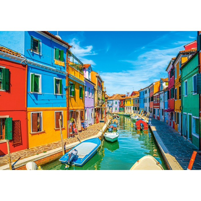 Die Farben von Burano, Italien