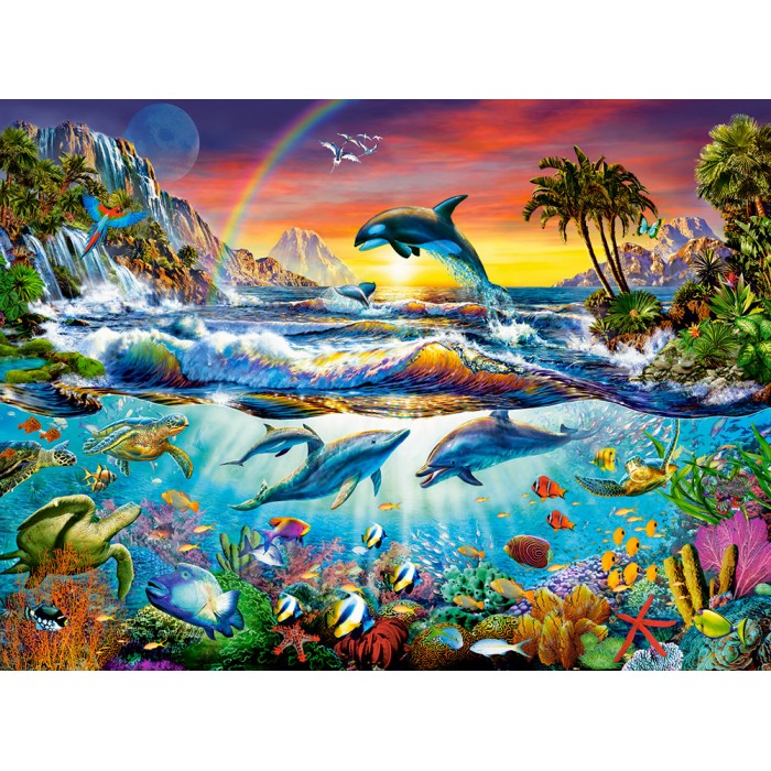 Puzzle Castorland-300396 Paradiesische Bucht