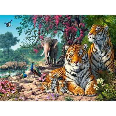 Puzzle Castorland-300600 Das Tigerheiligtum