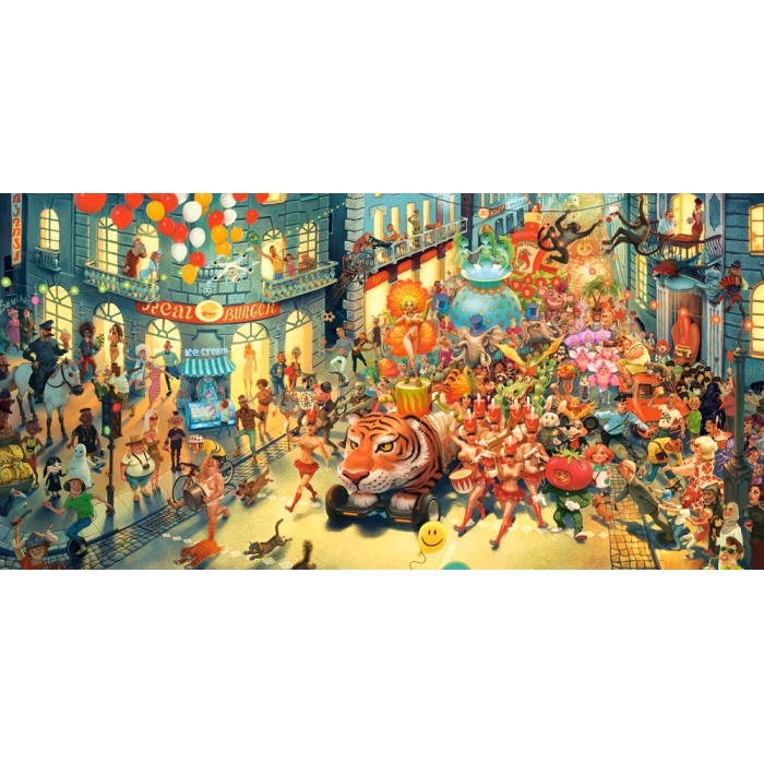 Puzzle Castorland-400379 Art Collection - Carnaval in Rio