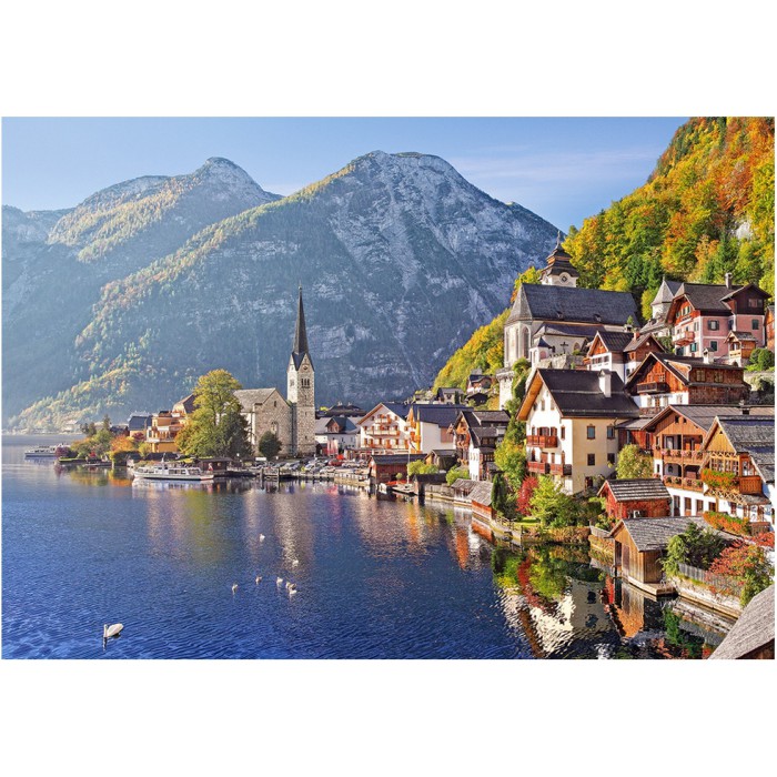 Puzzle Castorland-52189 Hallstatt, Österreich