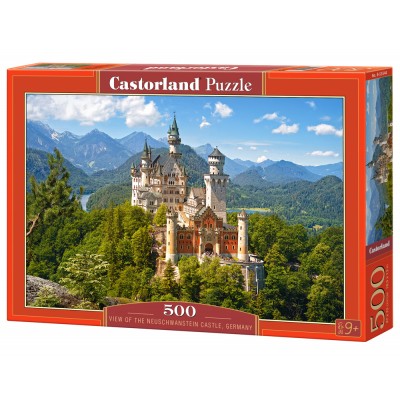 Puzzle Castorland-53544 Blick auf das Schloss Neuschwanstein