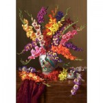 Puzzle   Gladiolen in chinesischer Vase