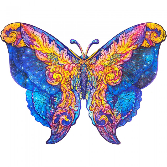 Puzzle   Intergalaktischer Schmetterling - Größe M