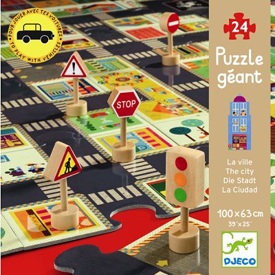 Puzzle Djeco-07161 Die Stadt