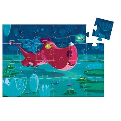 Puzzle Djeco-07214 Edmond le dragon