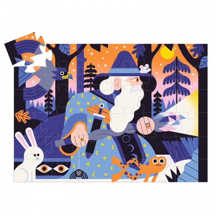 Puzzle Djeco-07299 The Magician with the Crystal Sceptre