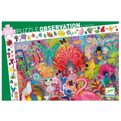 Puzzle Djeco-07452 Karneval in Rio