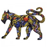 Puzzle  Djeco-07659 XXL Teile - Black Panther