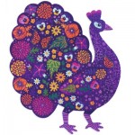 Puzzle  Djeco-07669 XXL Teile - Peacock