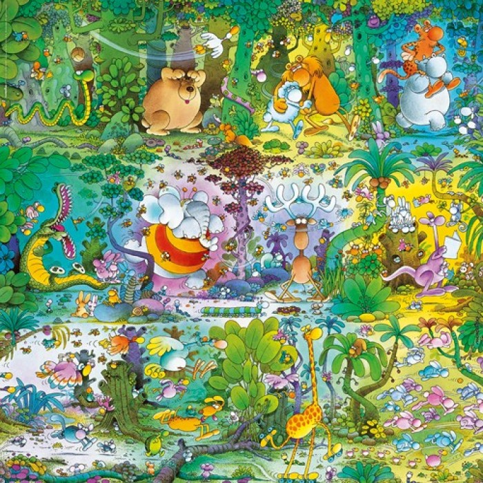 Puzzle Heye-29799 Mordillo: Urwald