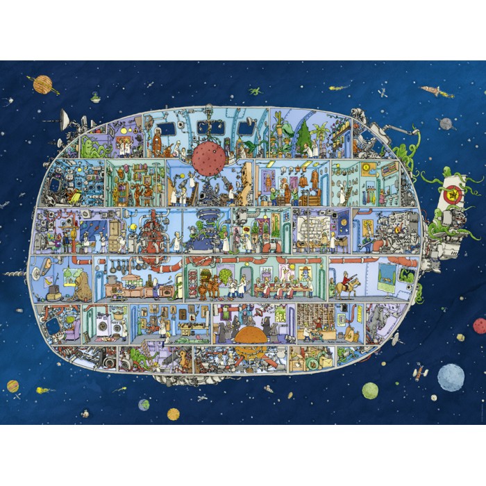 Puzzle Heye-29841 Mattias Adolfsson - Spaceship