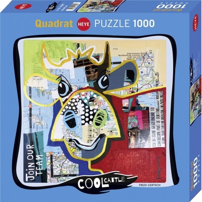 Puzzle Heye-29985 Cool Cattle - Dotted Cow