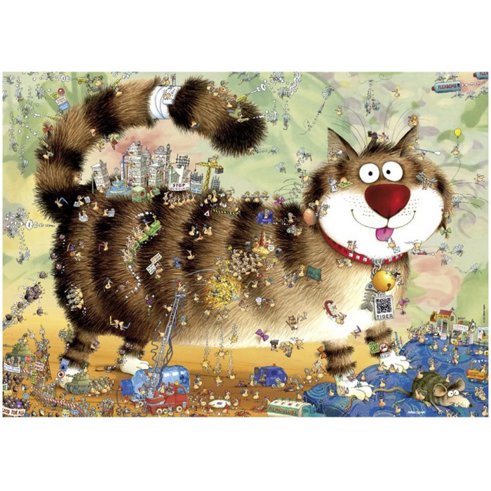 Puzzle  Heye-30067 Katzenleben