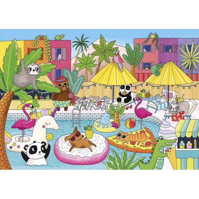 Puzzle Gibsons-G1035 XXL Teile - Pool Party