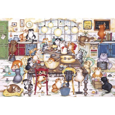 Puzzle Gibsons-G3105 Cat's Cookie Club