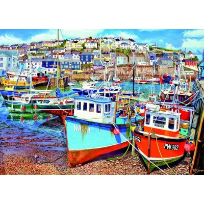 Puzzle Gibsons-G3525 XXL Teile - Mevagissey Harbour