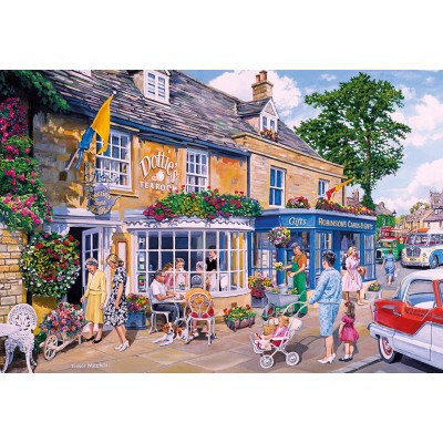 Gibsons-G5047 4 Puzzles - The Gardener's Round