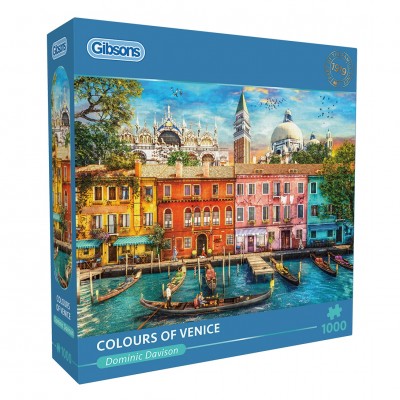 Puzzle Gibsons-G6395 Die Farben von Venedig