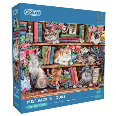 Puzzle Gibsons-G6404 Der Kater zurück im Buch