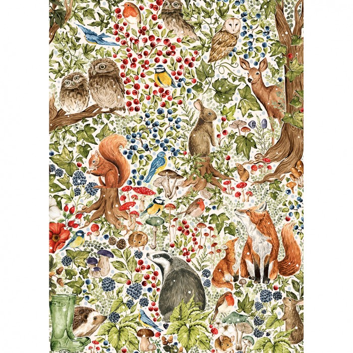 Puzzle Gibsons-G7217 The Art File: Wildtiere im Wald