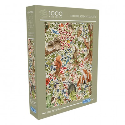 Puzzle Gibsons-G7217 The Art File: Wildtiere im Wald