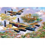 Puzzle   Jim Mitchell - Lancasters Over Lincoln
