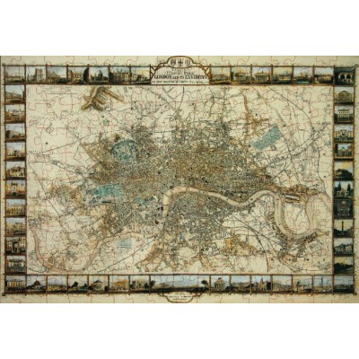 Puzzle Ricordi-51026 Plan of London