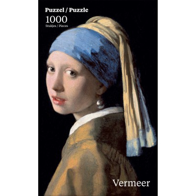 Puzzle PuzzelMan-762 Jan Vermeer: Das Mädchen mit dem Perlenohrring